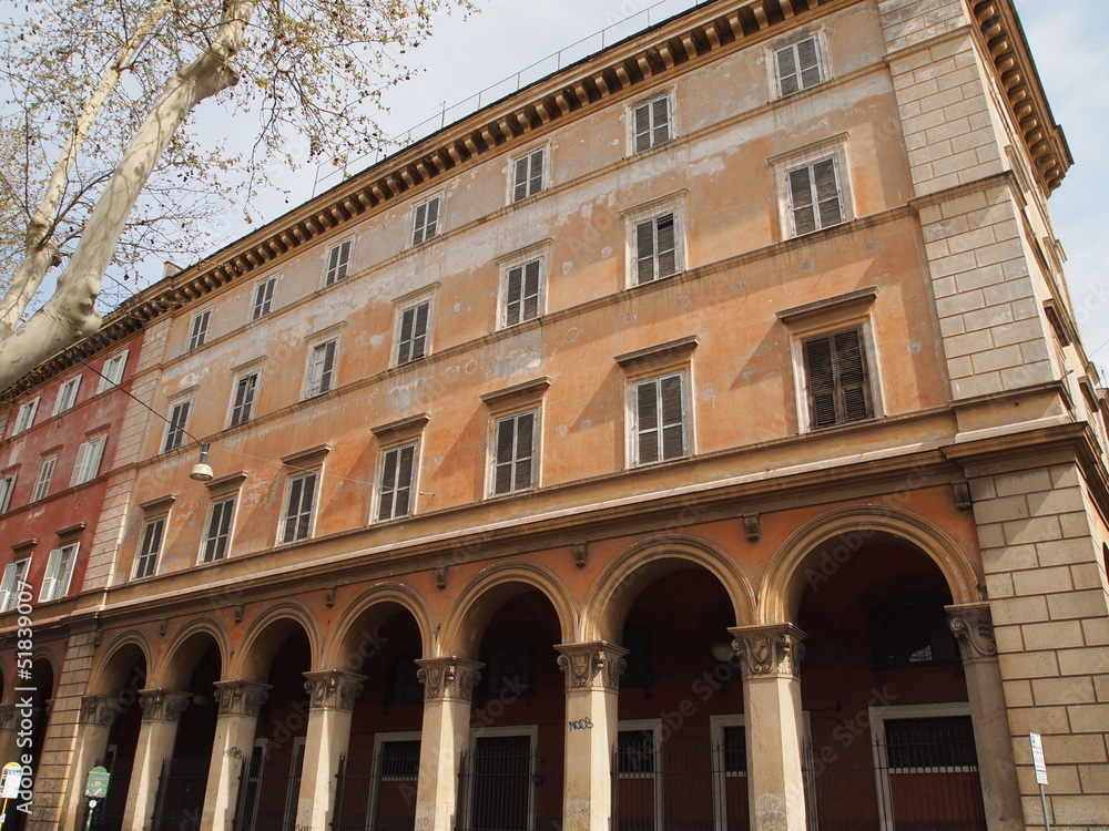 Palazzo rinascimentale nel centro di Roma, Italia