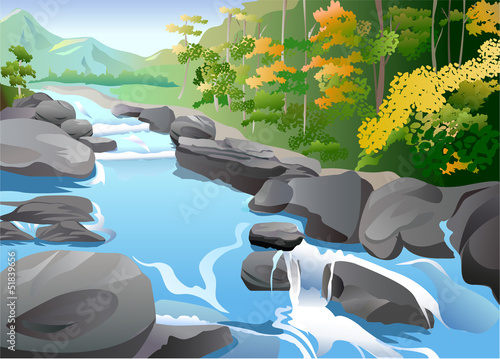 Landscape in Autumn