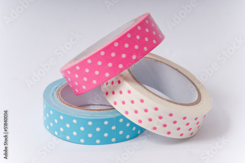 Wallpaper Mural Washi tape rolls / masking tape Torontodigital.ca