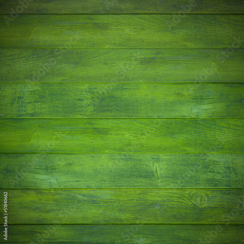 green wooden background