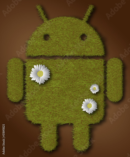 Android Gras Vektor Grafik
