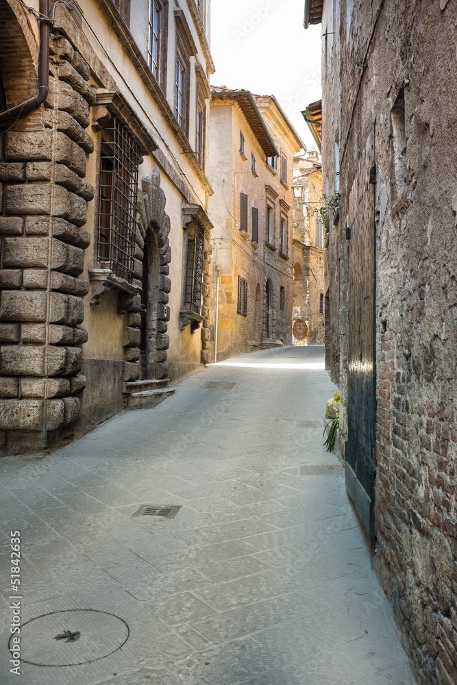 italian old street . Tuscany