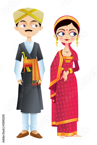 Wedding Couple of Karnataka