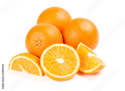 Exotic fruits oranges