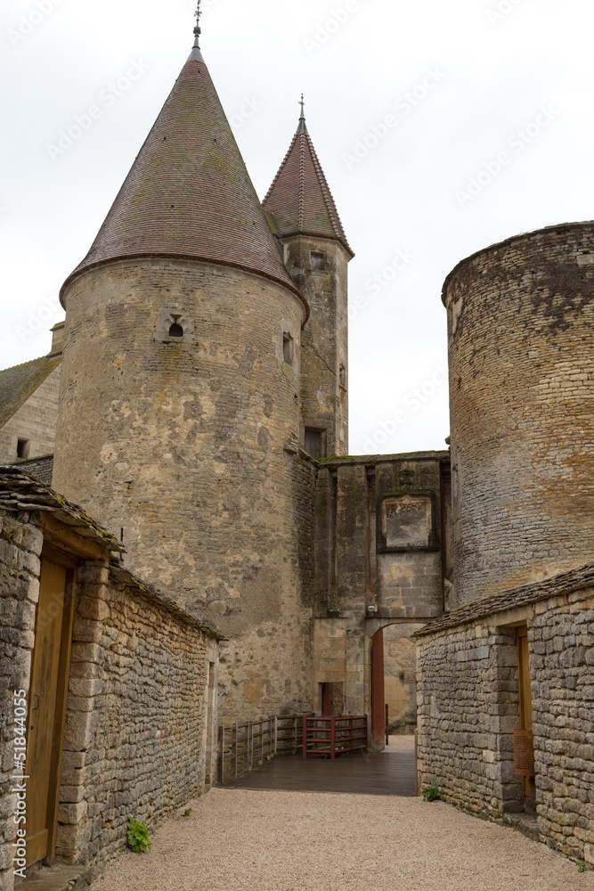 Château de châteauneuf en Auxois