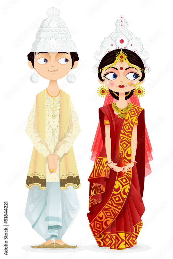 Bengali Wedding Couple