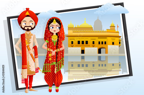 Sikh Wedding Couple