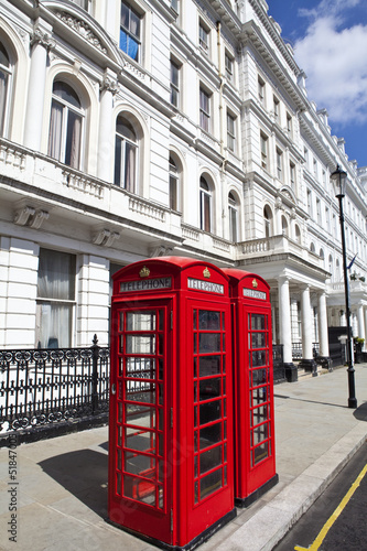 Red Telephone Boxes in London © chrisdorney