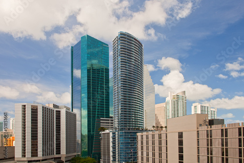 City of Miami, Florida cityscape of downtown  buildings © FotoMak