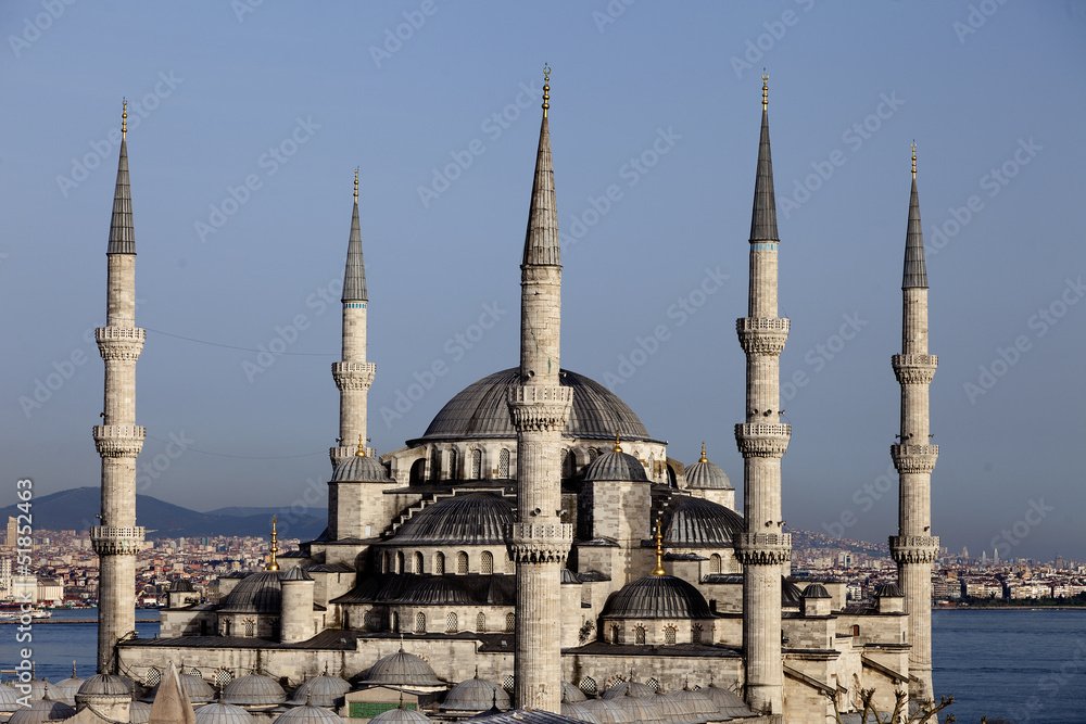Obraz premium Mezquita Azul (Estambul,Turquia)