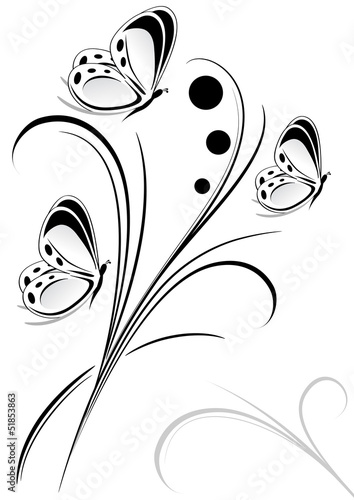 decorazione farfalline