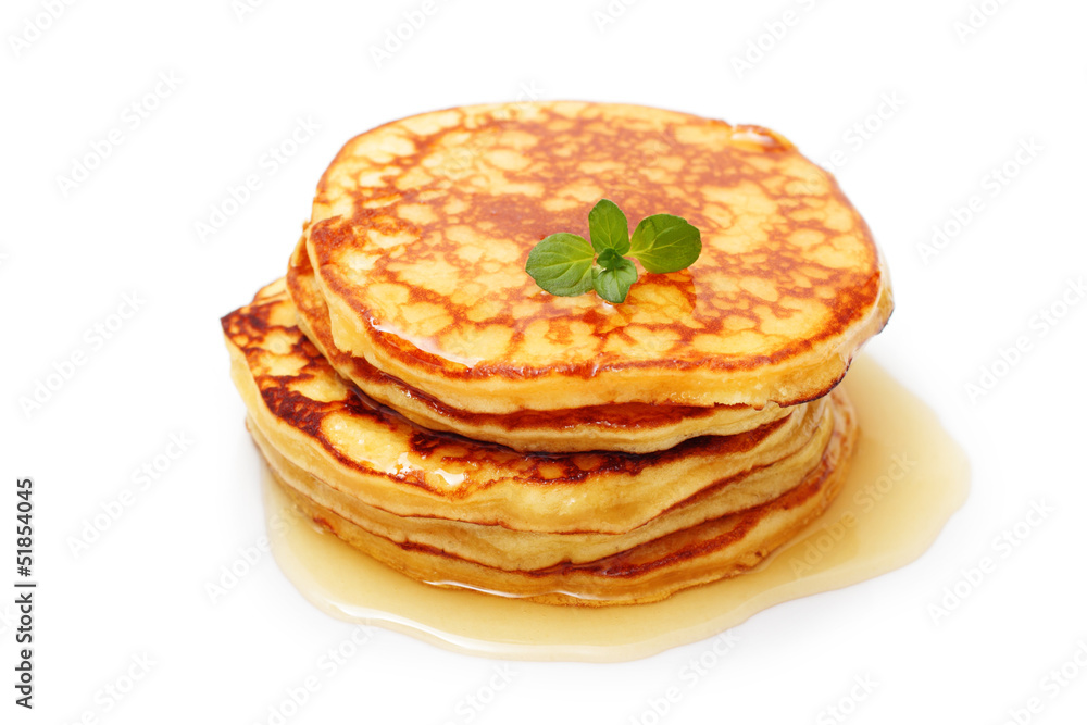 pancakes with maple syrup - Pancakes mit Ahornsirup pancakes with maple syrup - Pancakes mit Ahornsirup