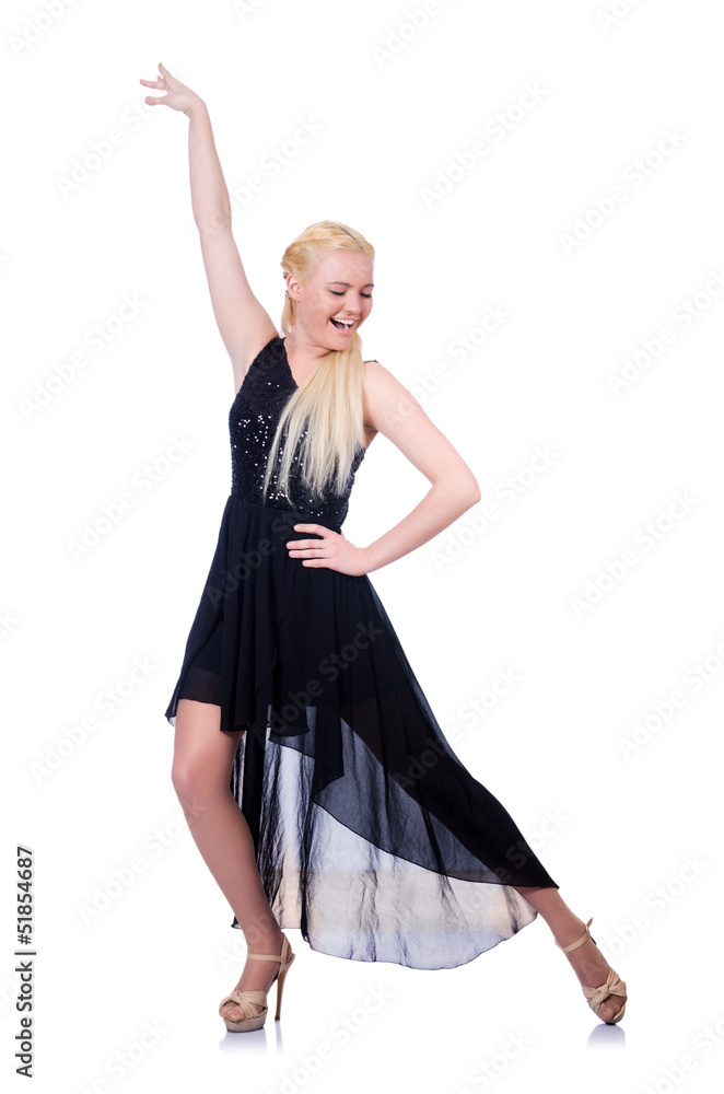 Female dancer dancing traditional dances