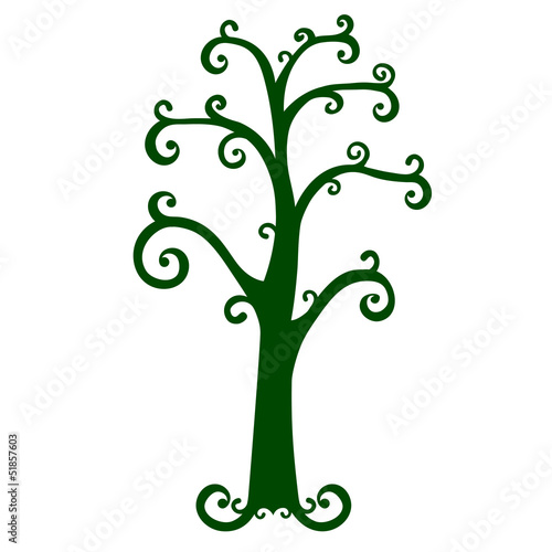 Tree silhouette