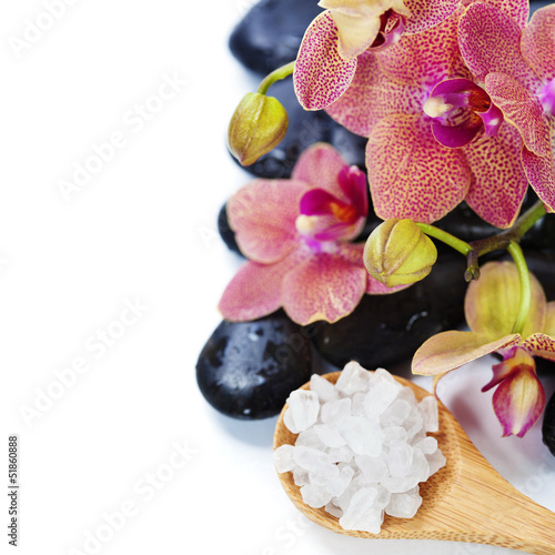 spa composition with beautiful orchid