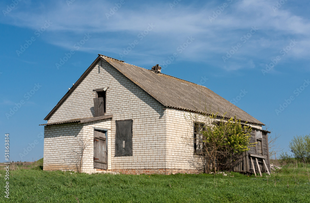 abandoned house