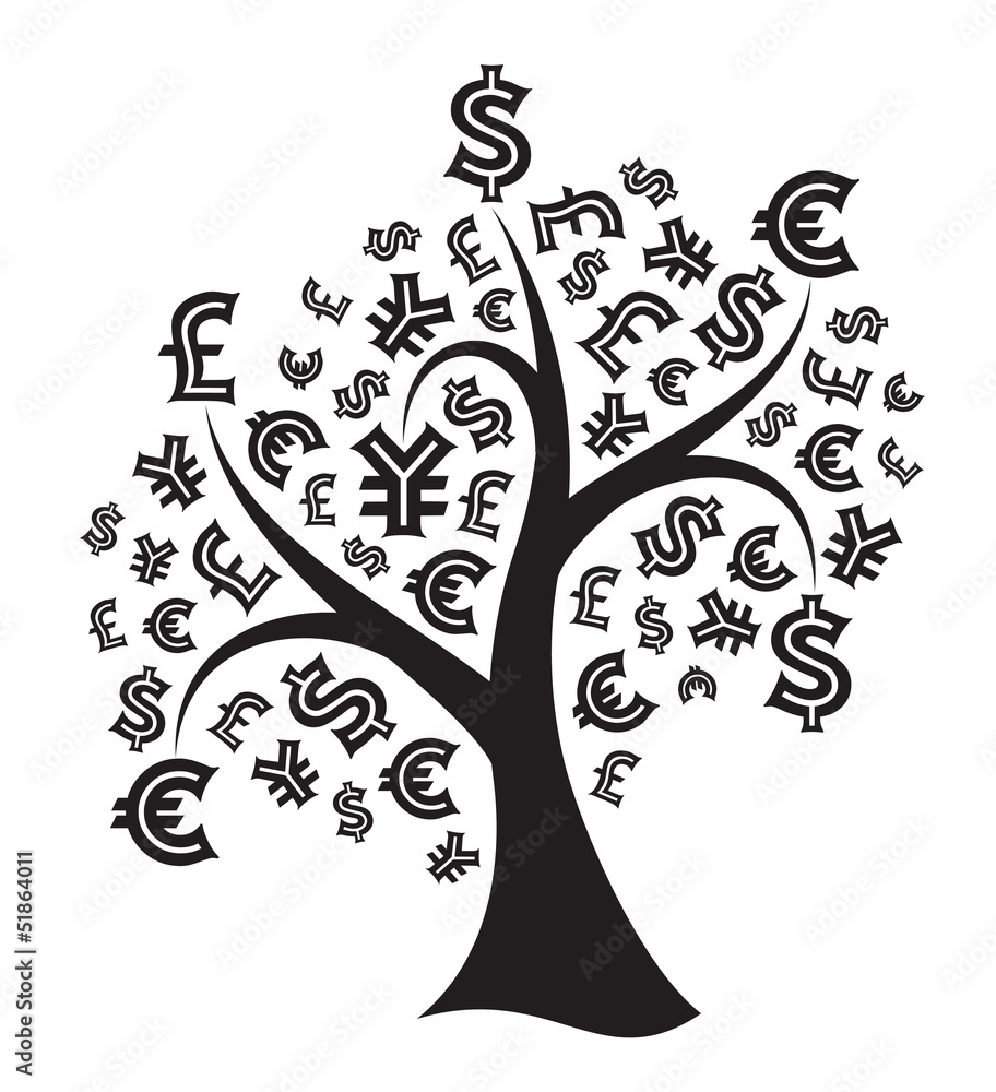 4,294 Money Tree Drawing Images, Stock Photos & Vectors | Shutterstock