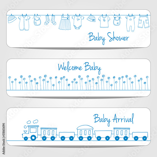 Baby shower banners