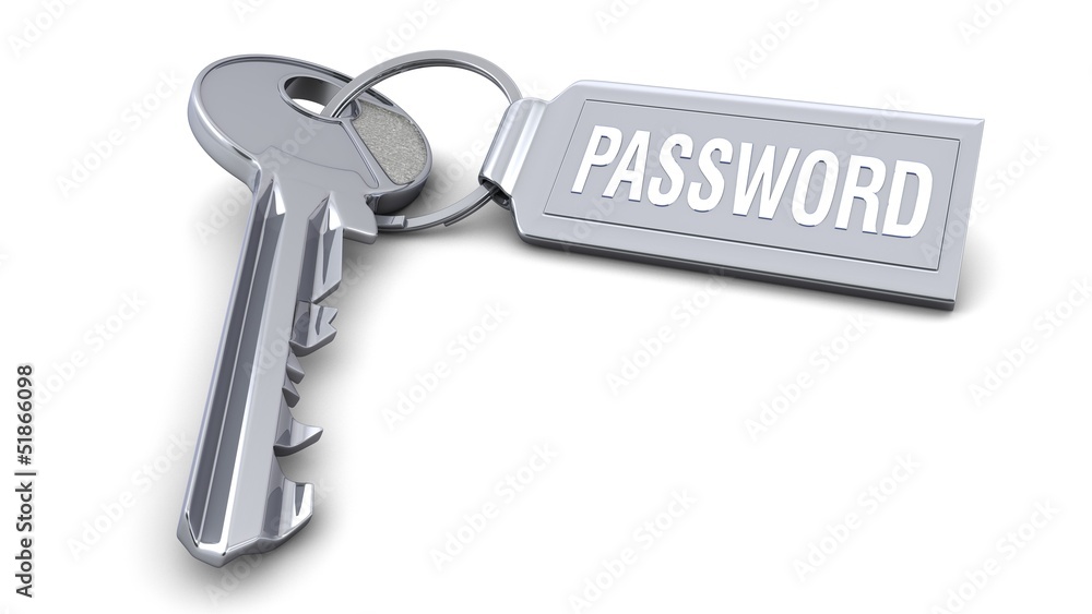 Schlüssel mit Anhänger - Password Schlüssel mit Anhänger - Password