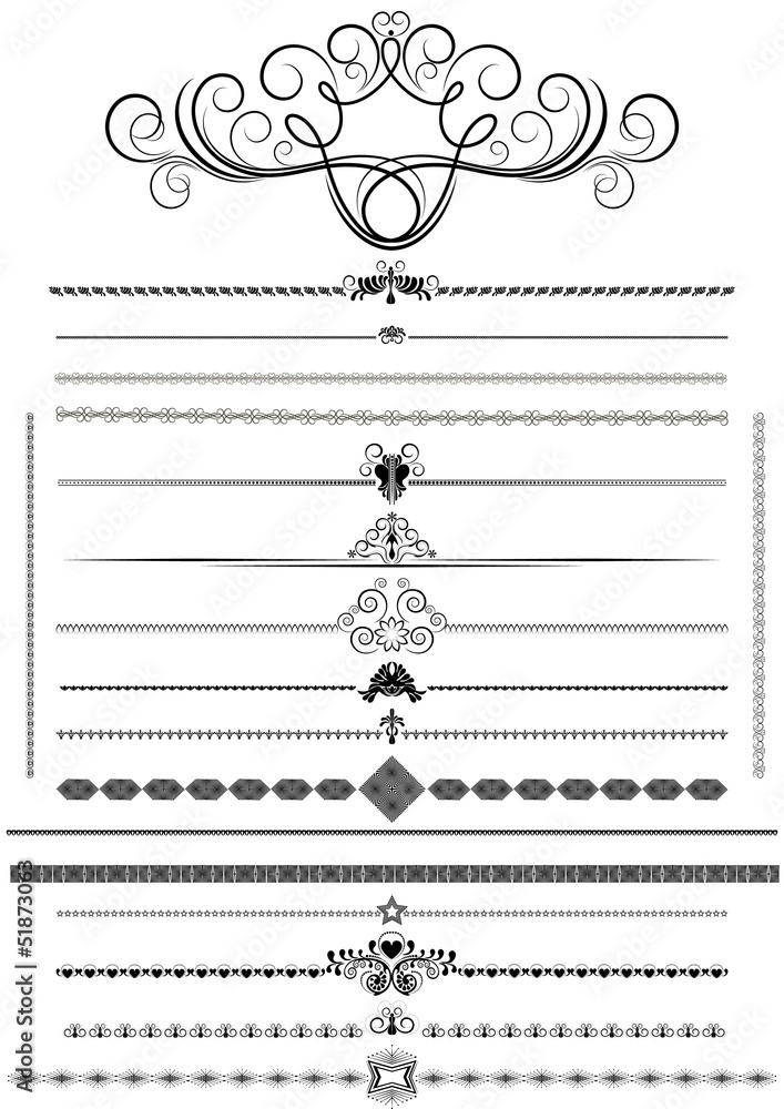 custom made wallpaper toronto digitalCollection of decorative brushes and calligraphic ornaments