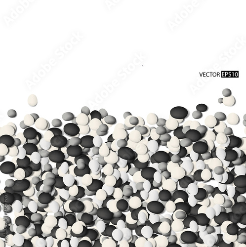Vector background with stones.