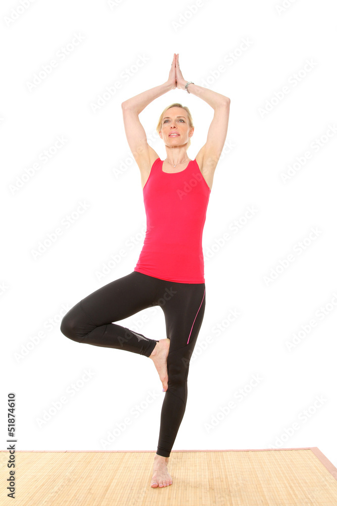 Blondine beim Sport Blondine beim Sport