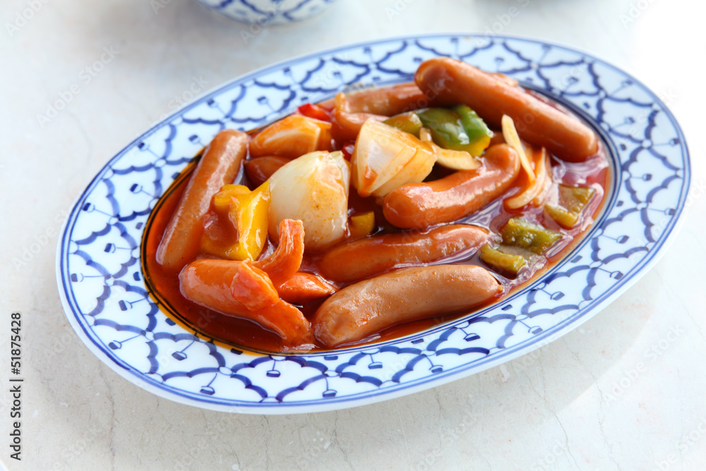 Sweet and Sour Sausages Sweet and Sour Sausages