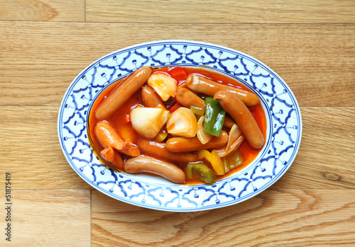 Sweet and Sour Sausages
