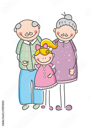Grandparent and child