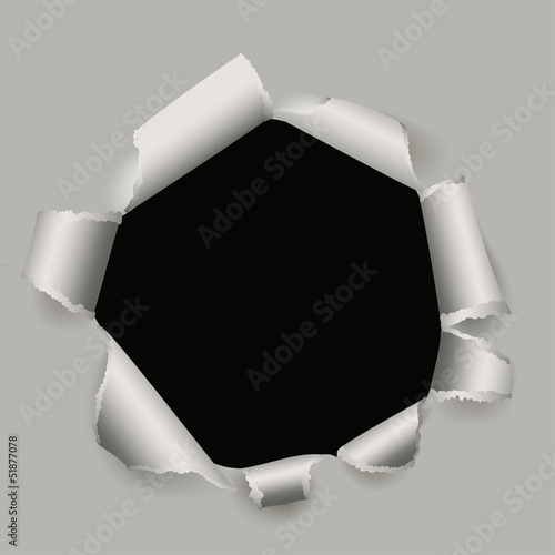 Torn paper vector