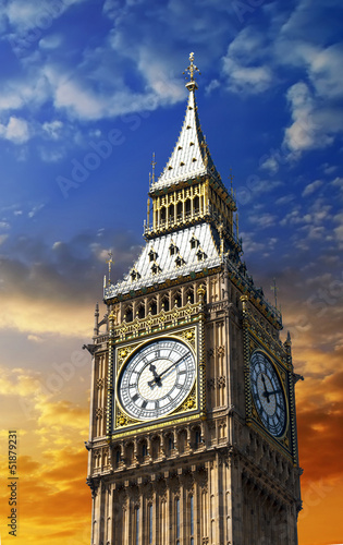 Big Ben, The Tower Clock in London