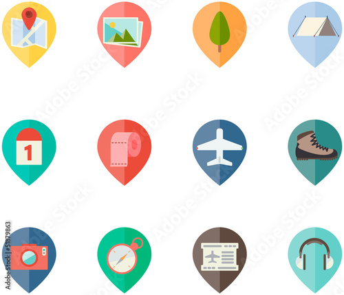 flat icons