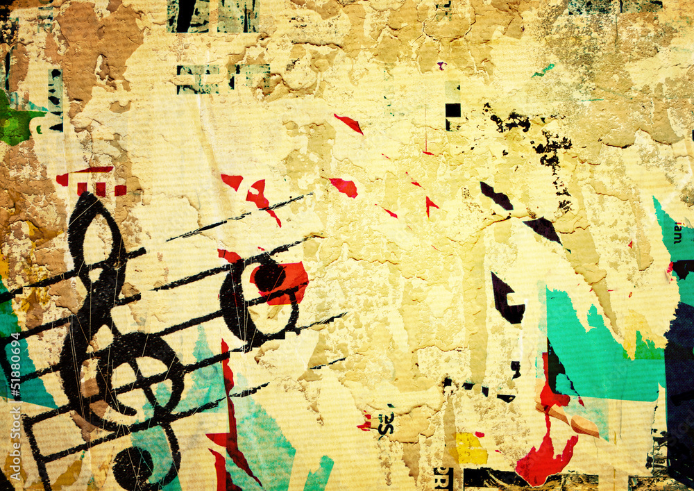 Fototapeta premium grunge melody