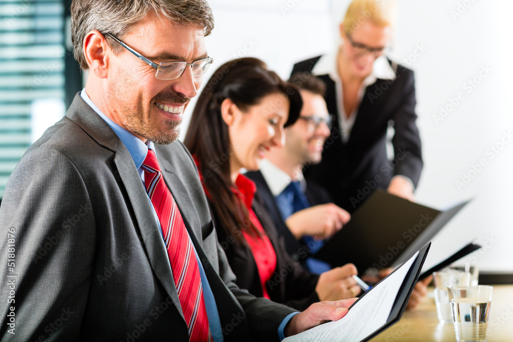 Business - businesspeople have team meeting Business - businesspeople have team meeting