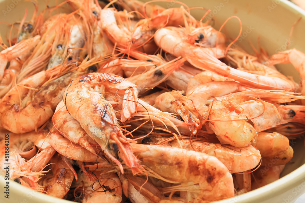 Fried shrimps Fried shrimps