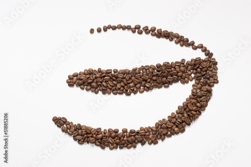coffee core shaped with coffee cores