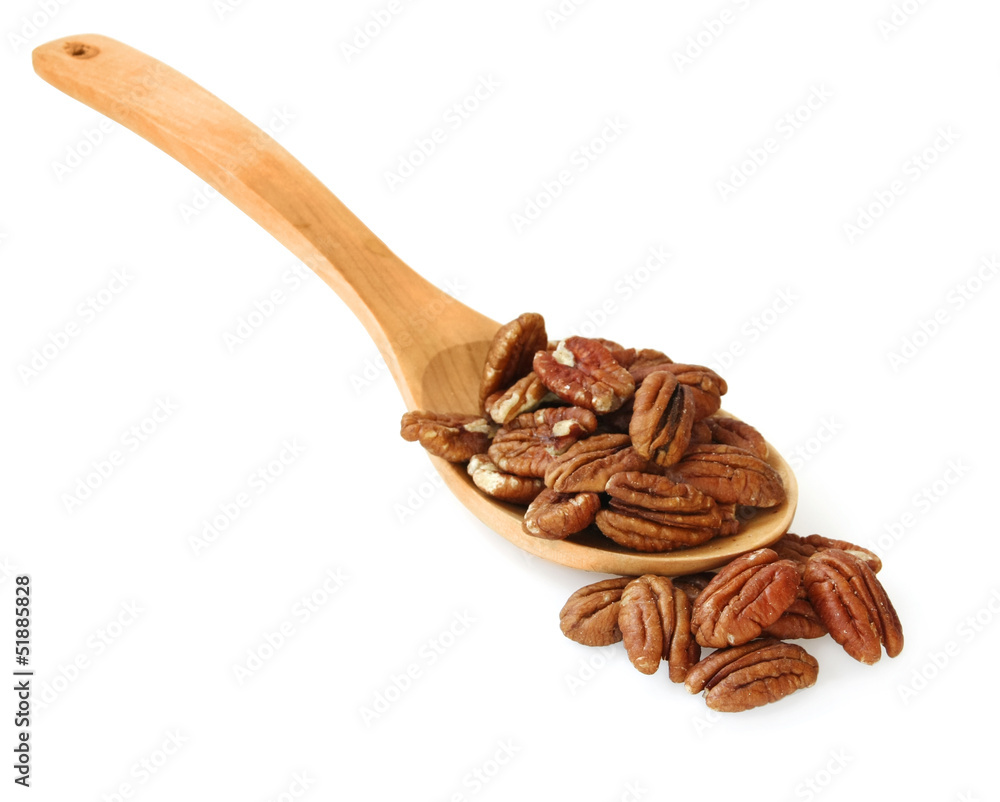 Peanuts in wooden spoon Peanuts in wooden spoon
