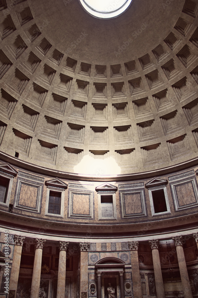 Pantheon in Rome, Italy.