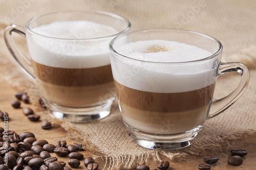 Cuadro en lienzo Cappuccino caffee