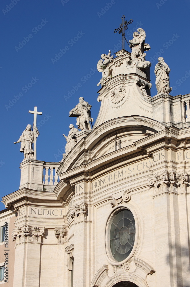 Fototapeta premium Holy Cross in Jerusalem Basilica in Rome, Italy