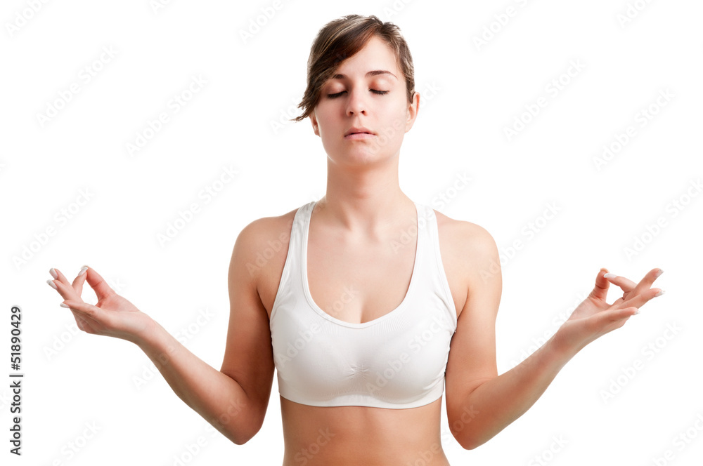 Woman Meditating Woman Meditating