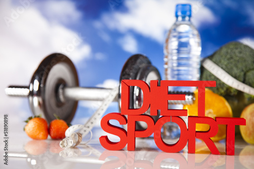 Sport diet, vitamins 