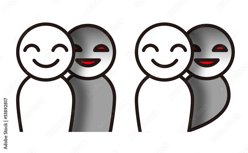 Obraz premium 偽善者