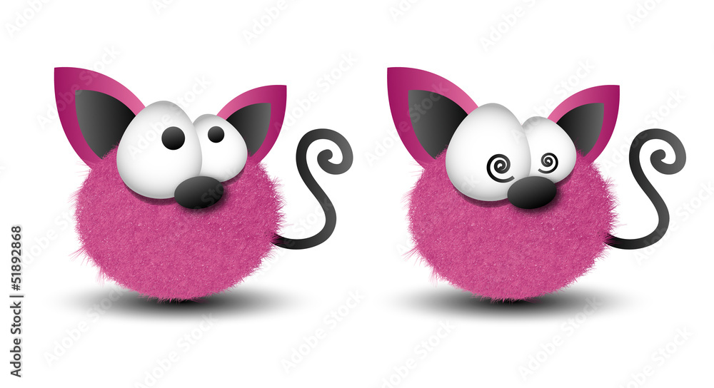 Comic Katze Vektor Set Comic Katze Vektor Set