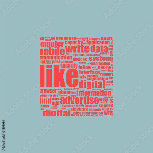 Like concept background