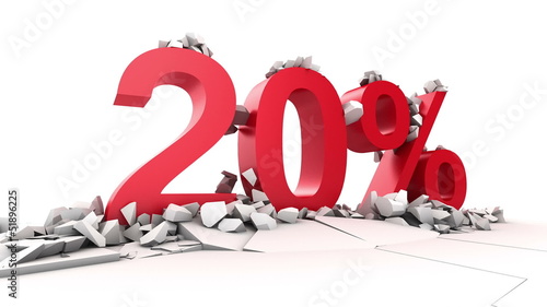 20 percent discount breaks ground