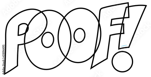 Poof Comic Vector