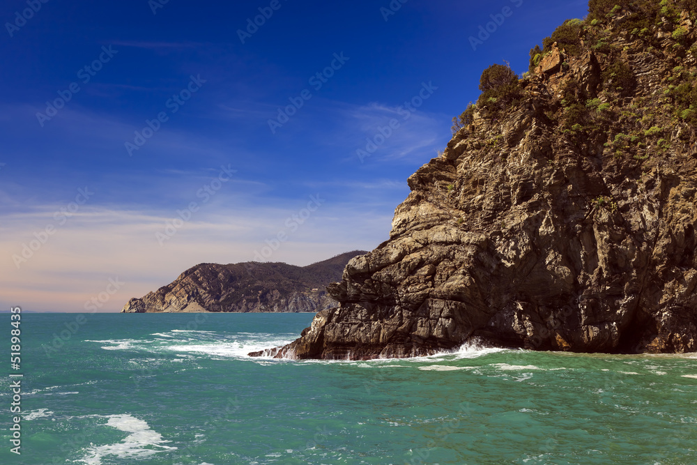 Cinque terre: côtes italiennes