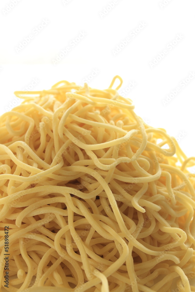 close up of chinese noodles with flour for cooking image close up of chinese noodles with flour for cooking image