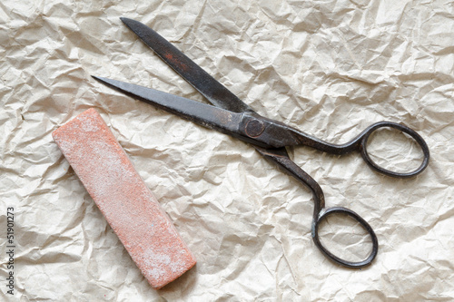 grindstone and scissors